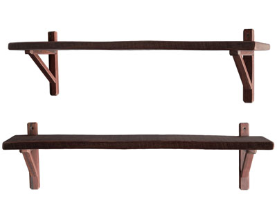 现代实木墙面置物架3d模型 现代实木墙面置物架