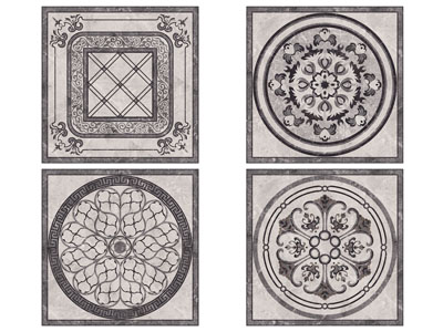 欧式花纹地面拼花