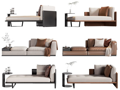 现代布艺贵妃椅 美人榻