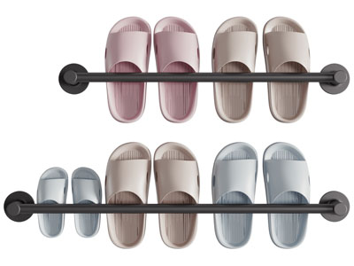 现代拖鞋收纳架3d模型 现代拖鞋收纳架