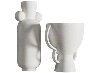 现代器皿 花瓶 摆件组合