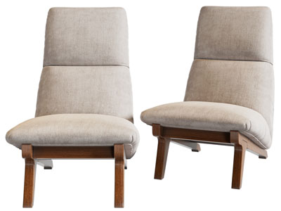 现代布艺躺椅 休闲椅子