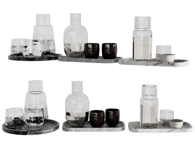 现代茶壶 凉水壶 茶具杯子