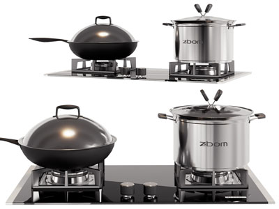 现代锅具 燃气灶厨房电器