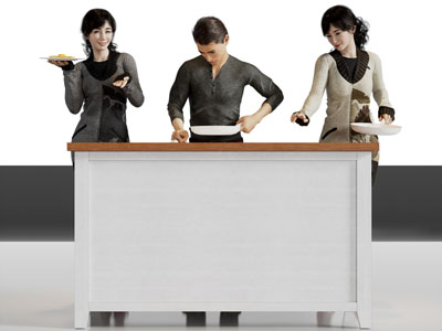 现代节目主持人 男人 女人 多人 人物3d模型 现代节目主持人 男人 女人 多人 人物