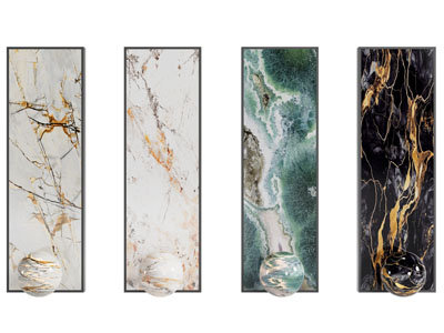 现代大理石纹理的背景墙 护墙板 瓷砖3d模型 现代大理石纹理的背景墙 护墙板 瓷砖