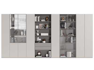 现代装饰柜3d模型 现代装饰柜