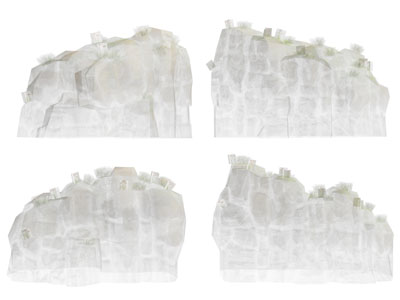 现代悬崖峭壁 石头 地形 石壁