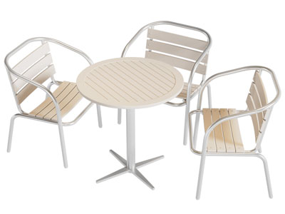 现代休闲洽谈餐桌椅组合