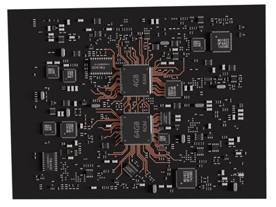 现代电脑芯片 线路板