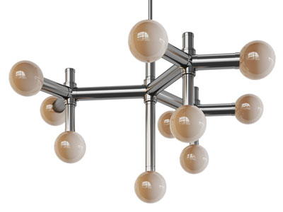 现代球型灯罩吊灯