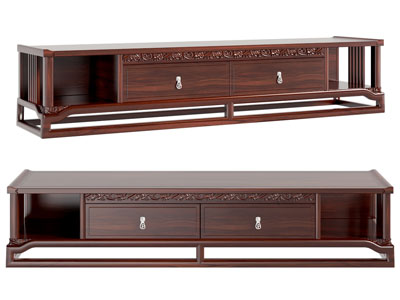 新中式实木电视柜