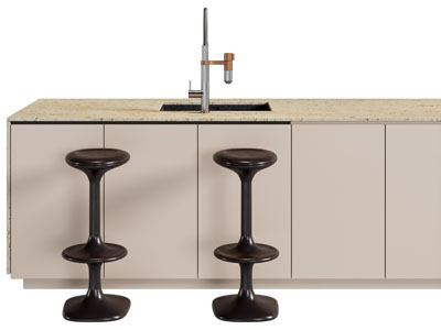 现代水吧台吧凳