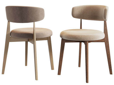 北欧实木休闲椅子 餐椅