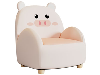 现代卡通小猪单人沙发