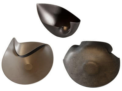 现代金属装饰花盆摆件组合