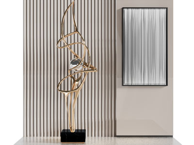 现代铁艺雕塑雕刻3d模型 现代铁艺雕塑雕刻