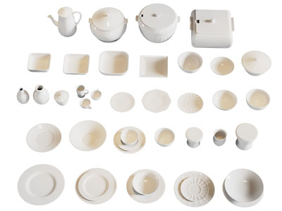 新中式陶瓷茶壶 碗碟 杯子