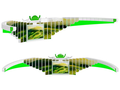 新中式户外装置 美陈