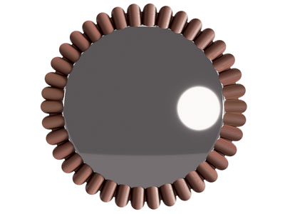 现代花边装饰镜子 墙饰