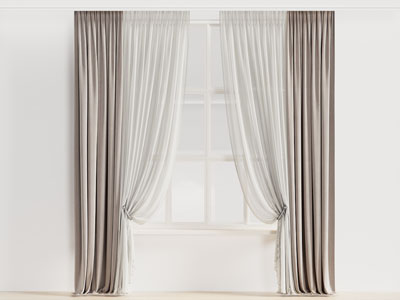 现代窗帘窗纱