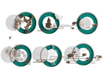 新中式墙饰挂件