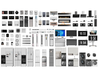 现代空调 热水器 电冰箱 洗衣机家用电器