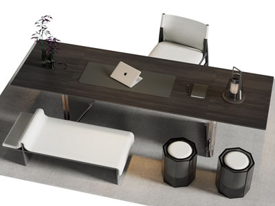 现代老板台 老板桌椅组合