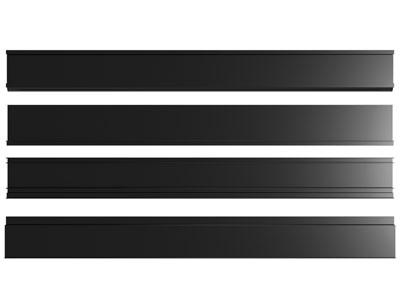 现代暗藏式踢脚线3d模型 现代暗藏式踢脚线