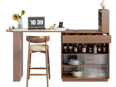 北欧实木吧台吧椅