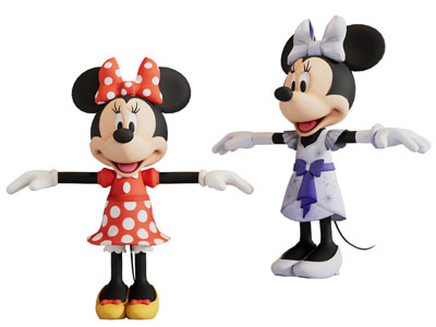 现代米老鼠雕塑雕刻3d模型 现代米老鼠雕塑雕刻