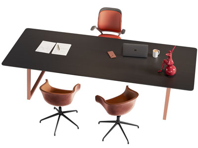 现代办公桌椅组合