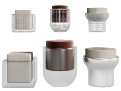 现代圆形 方形沙发凳子 坐墩