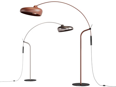 现代金属落地灯