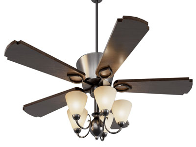 美式五叶吊扇灯 吊灯 吊扇