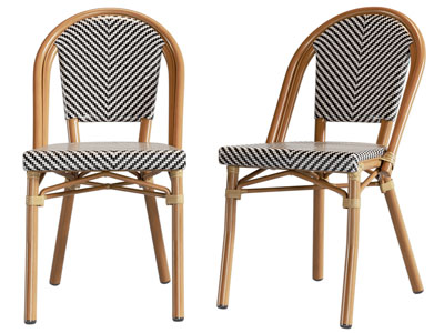 现代编织休闲椅子