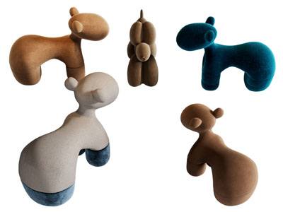 现代卡通造型沙发凳子