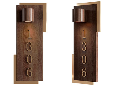 现代门牌 指示牌