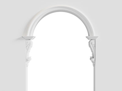 欧式门套 雕花挂落 门拱3d模型 欧式门套 雕花挂落 门拱