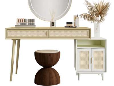 侘寂风化妆 梳妆台