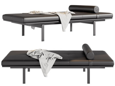 现代长方形沙发凳子