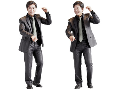 现代穿西装的男子 男人 人物