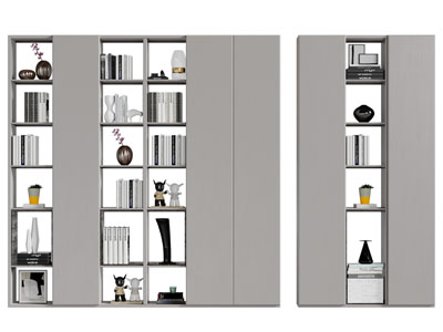 现代装饰柜 书柜