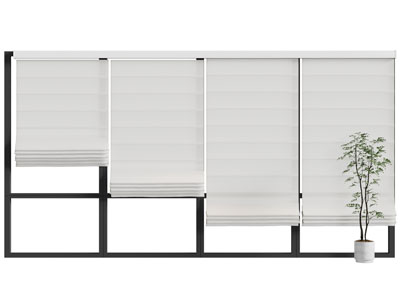 现代布帘 卷帘 拉帘 窗帘