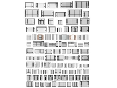 现代阳台 落地窗户 平开窗户3d模型 现代阳台 落地窗户 平开窗户