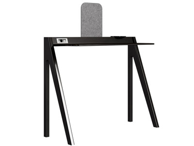 现代极简书桌3d模型 现代极简书桌