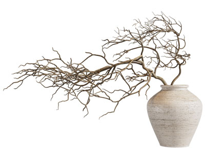 侘寂风陶艺花瓶花卉 摆件