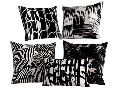 现代方形布艺靠垫抱枕