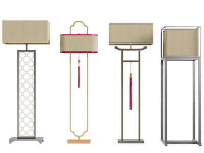 新中式落地灯