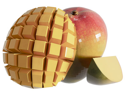 现代芒果 水果食物